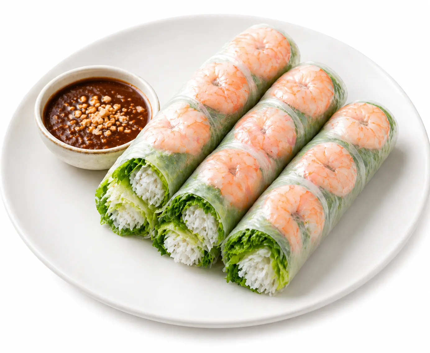 Goi Cuon - fresh Vietnamese shrimp salad rolls at TNK in NE Calgary